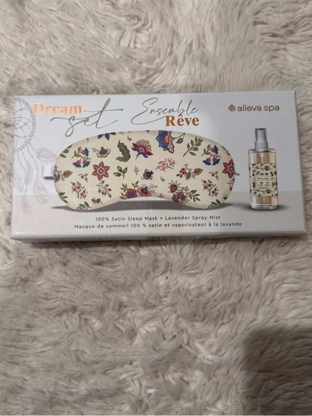 Alieva spa - Dream Set Satin Sleep Mask & Lavender Mist